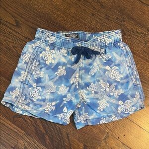 Vilebrequin Boys Blue Turtle Pattern Swimwear